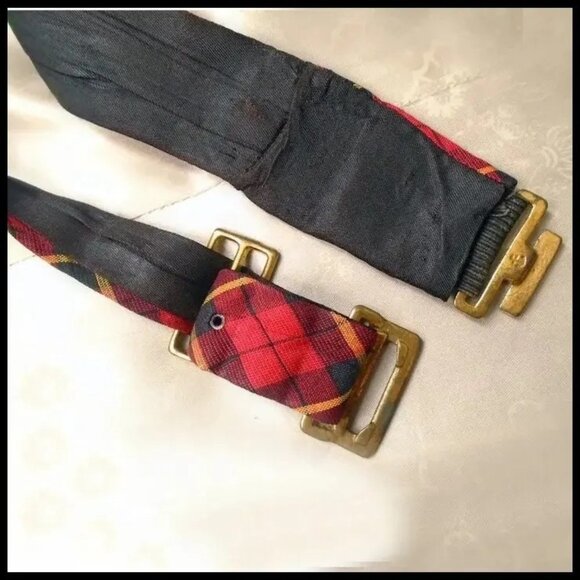 Tartan Plaid Cummerbund is a Festive Tuxedo Accessory and it's VINTAGE - Picture 7 of 13